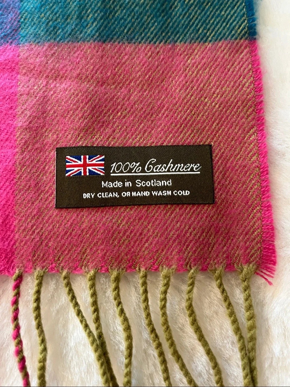 100% Cashmere Scarves (2) Made in Scotland